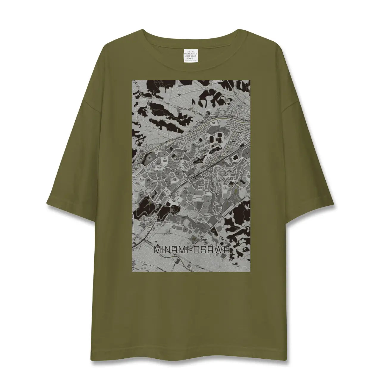 【南大沢(東京都)】地図柄ビッグシルエットTシャツ