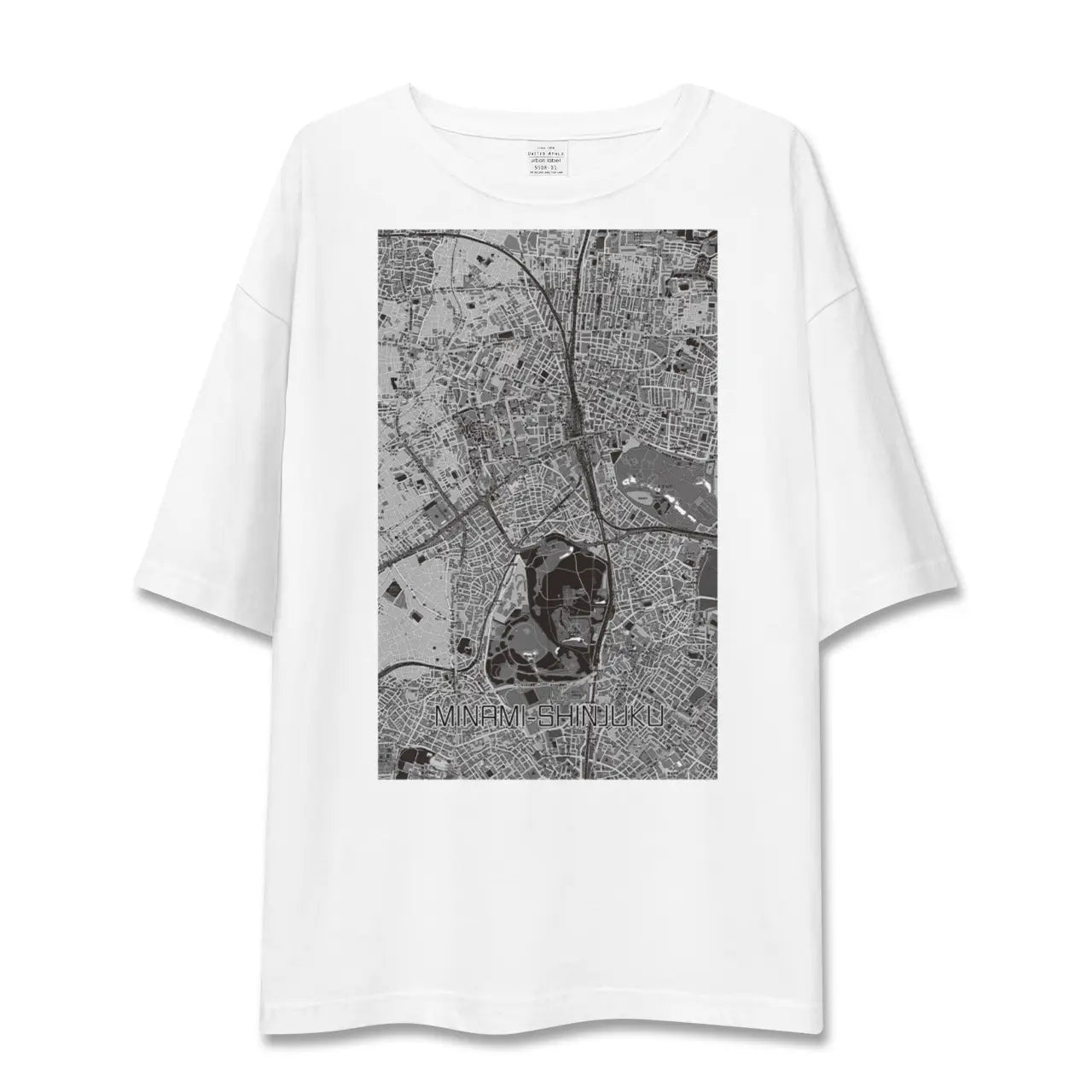 【南新宿(東京都)】地図柄ビッグシルエットTシャツ