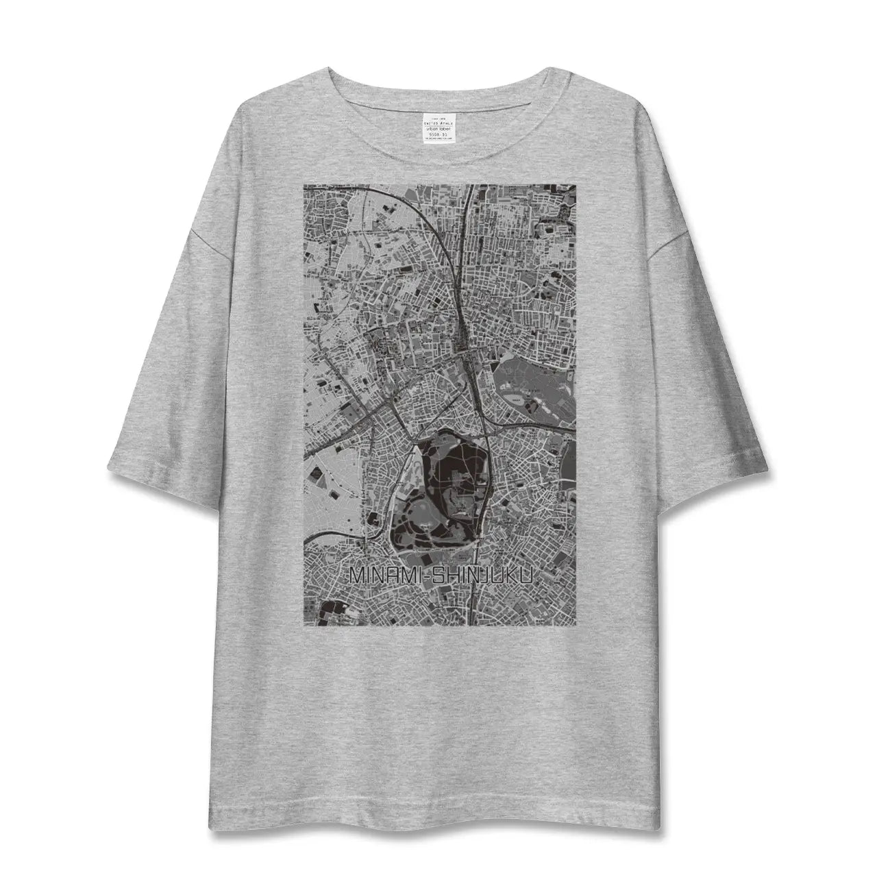 【南新宿(東京都)】地図柄ビッグシルエットTシャツ