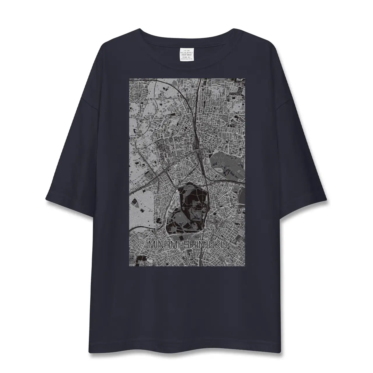 【南新宿(東京都)】地図柄ビッグシルエットTシャツ