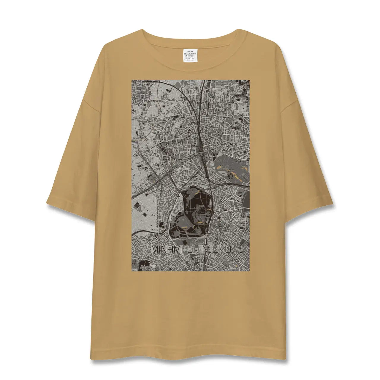 【南新宿(東京都)】地図柄ビッグシルエットTシャツ