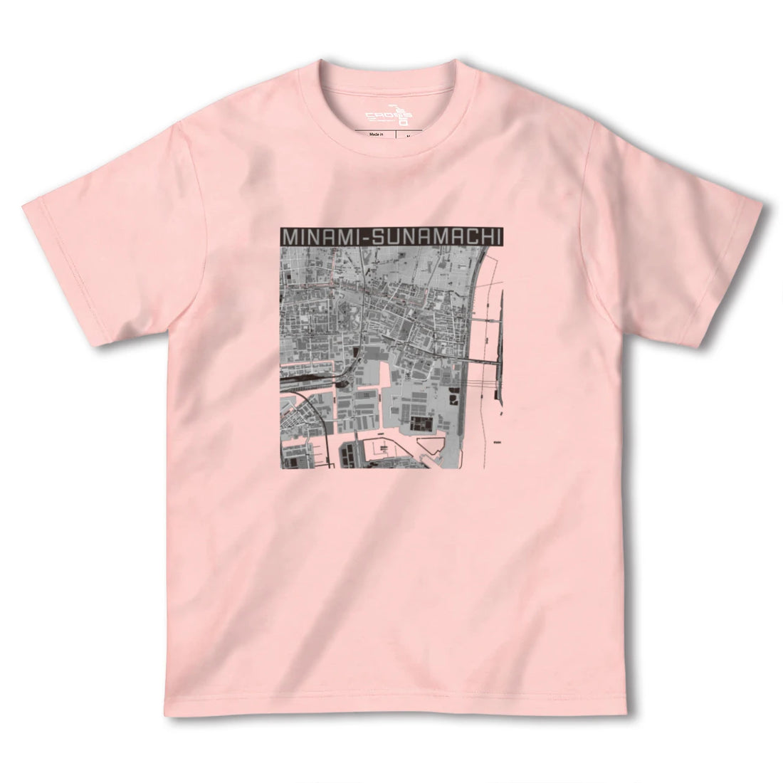 【南砂町(東京都)】地図柄ヘビーウェイトTシャツ