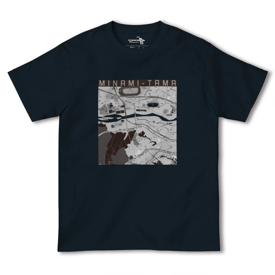 【南多摩(東京都)】地図柄ヘビーウェイトTシャツ