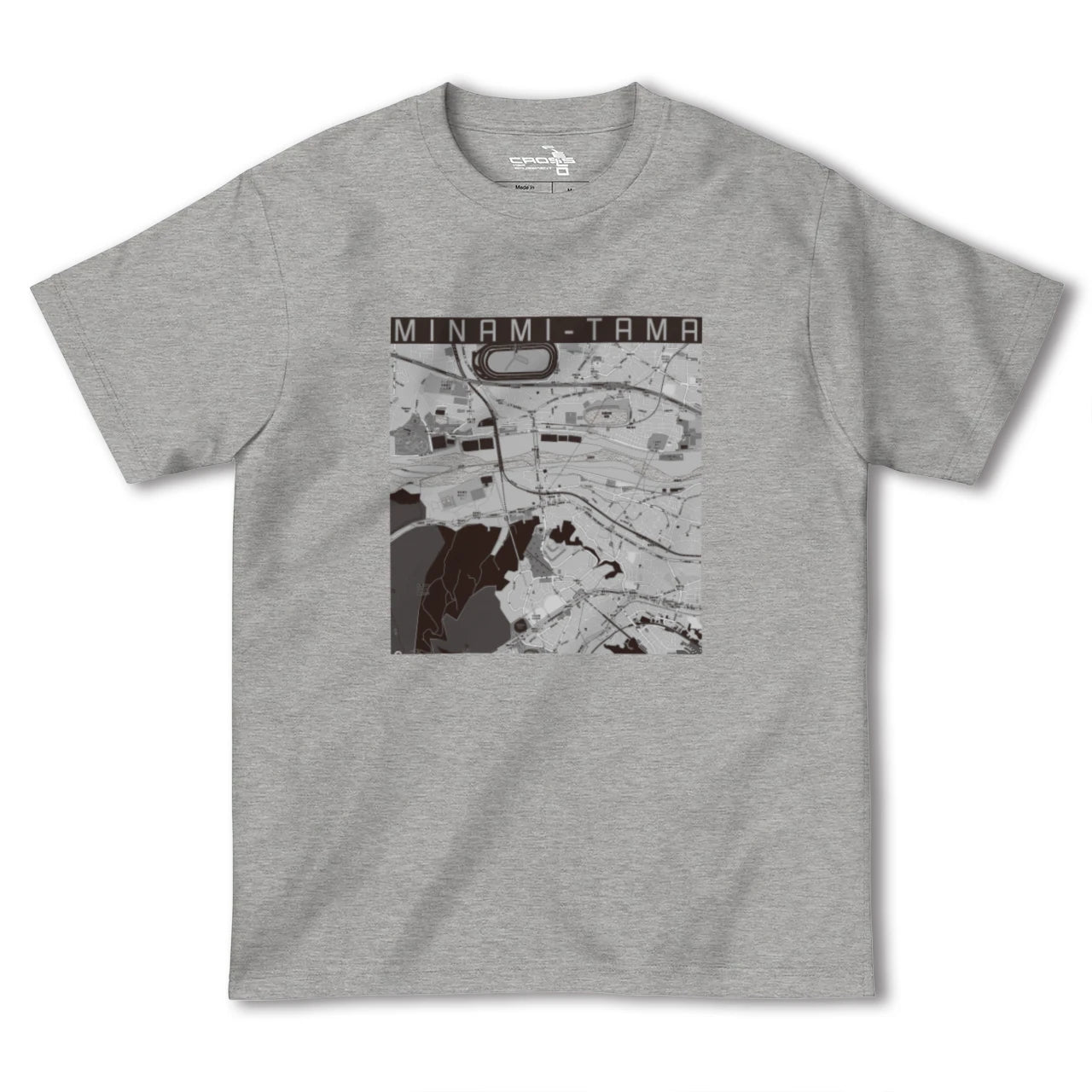 【南多摩(東京都)】地図柄ヘビーウェイトTシャツ