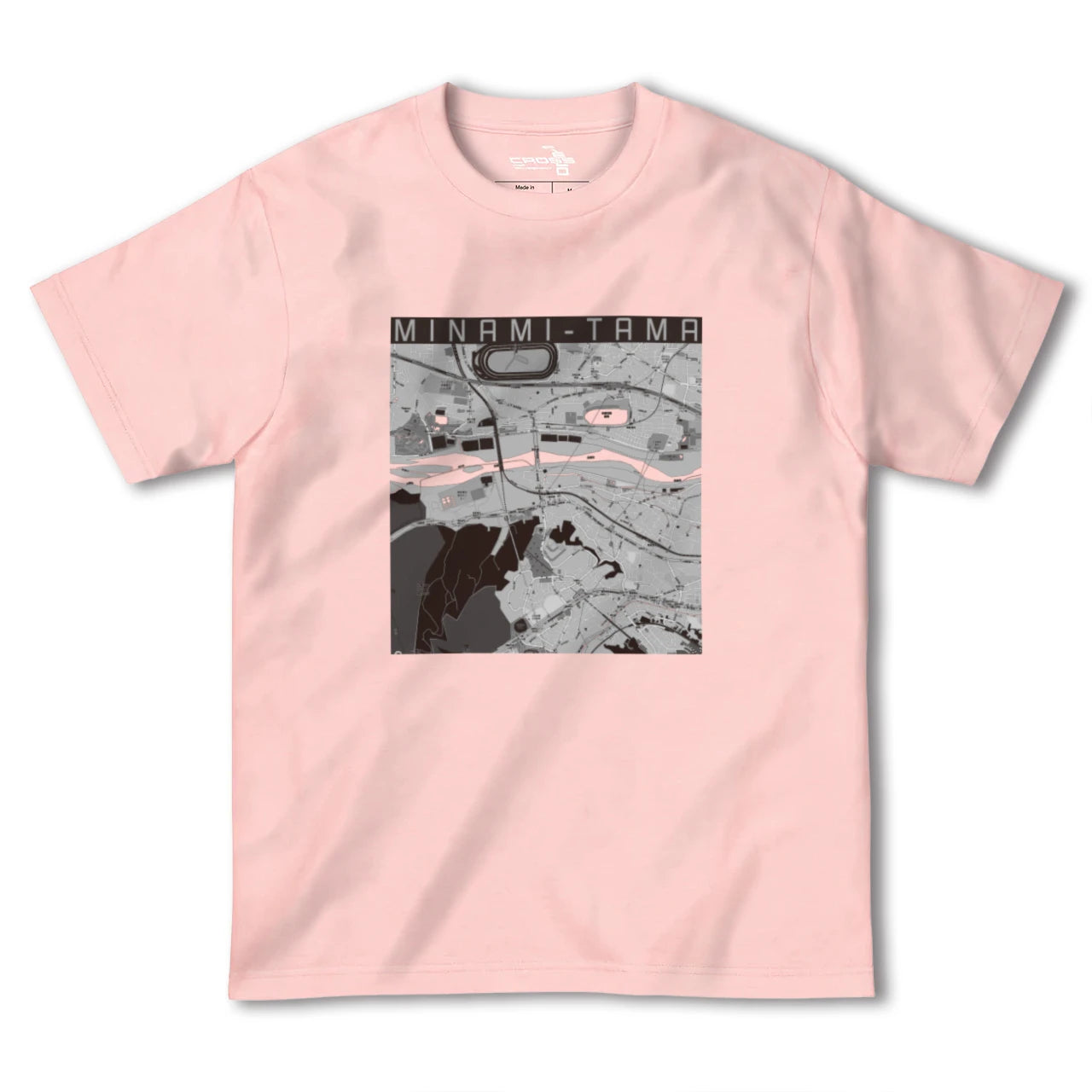 【南多摩(東京都)】地図柄ヘビーウェイトTシャツ
