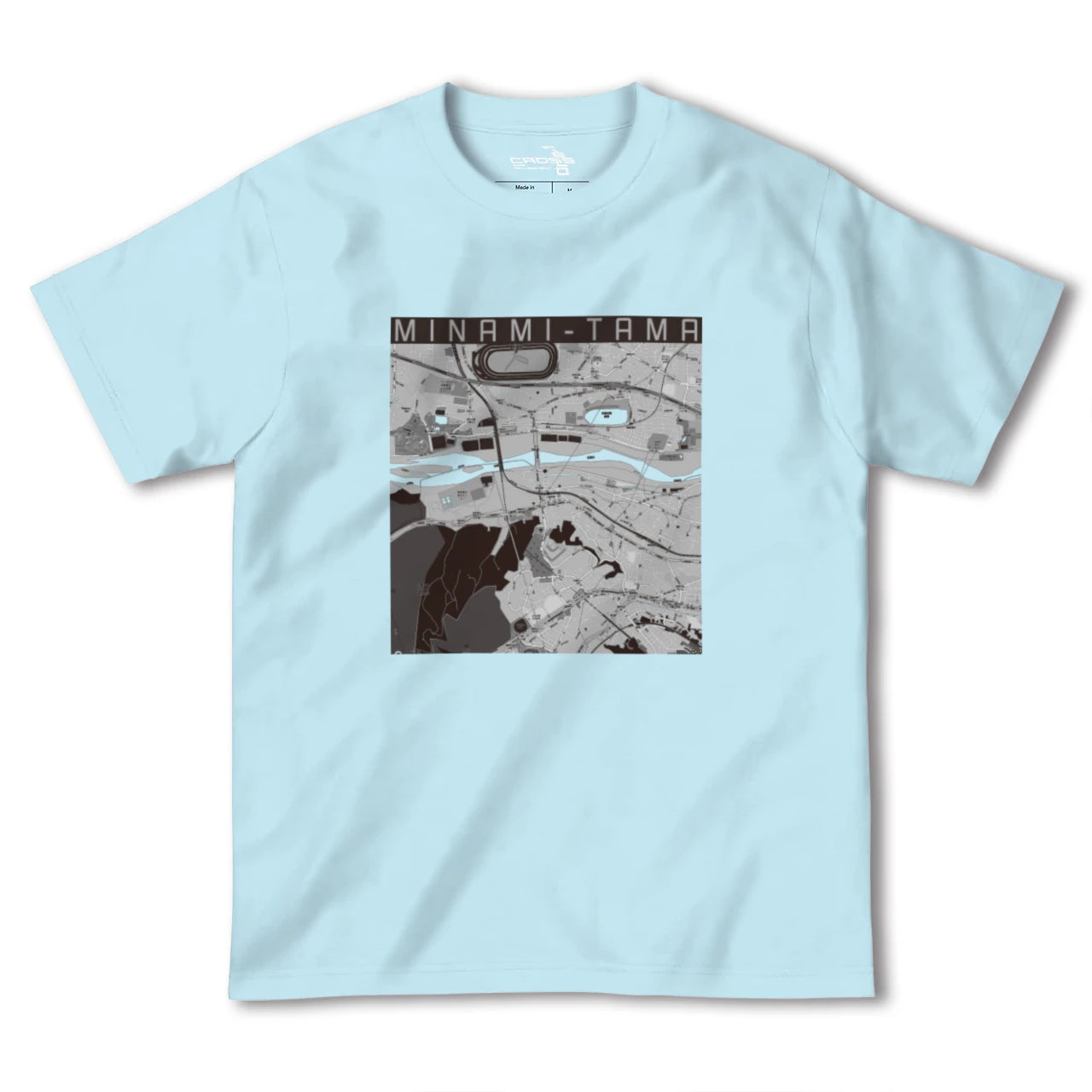 【南多摩(東京都)】地図柄ヘビーウェイトTシャツ