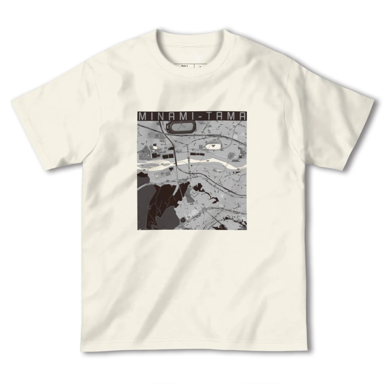 【南多摩(東京都)】地図柄ヘビーウェイトTシャツ