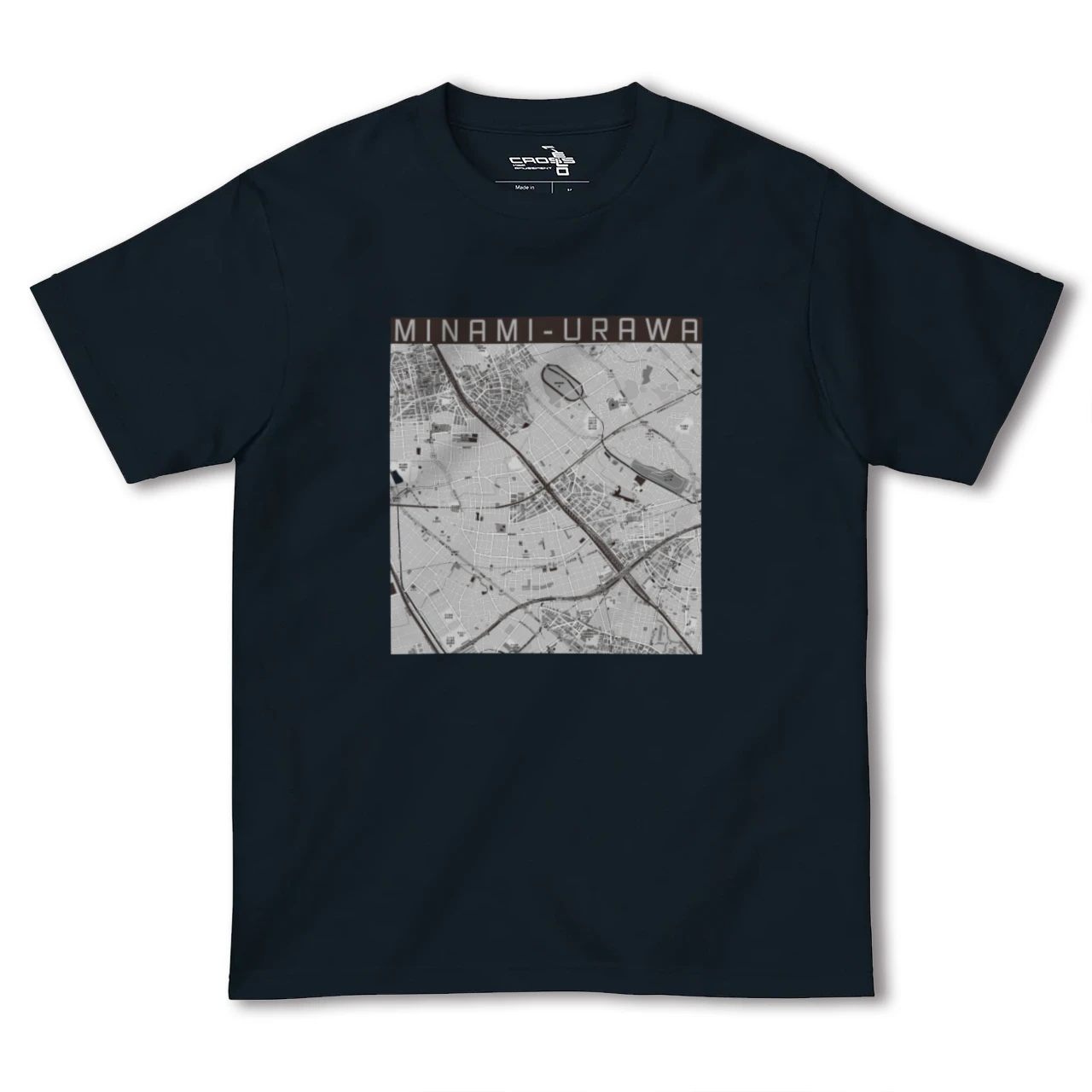 【南浦和(埼玉県)】地図柄ヘビーウェイトTシャツ