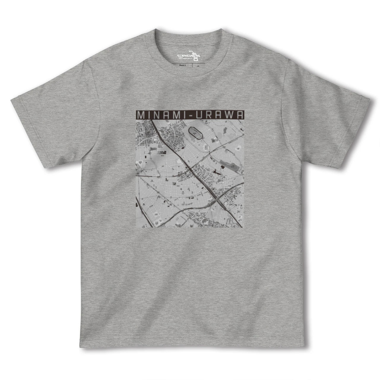 【南浦和(埼玉県)】地図柄ヘビーウェイトTシャツ