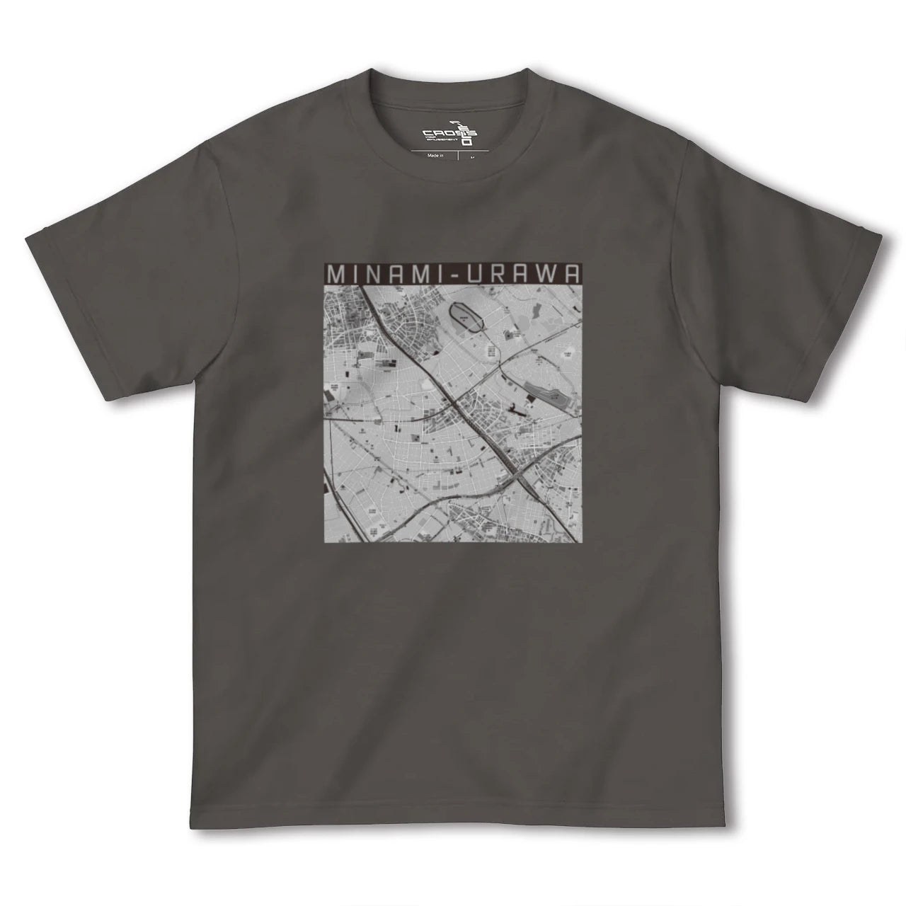 【南浦和(埼玉県)】地図柄ヘビーウェイトTシャツ