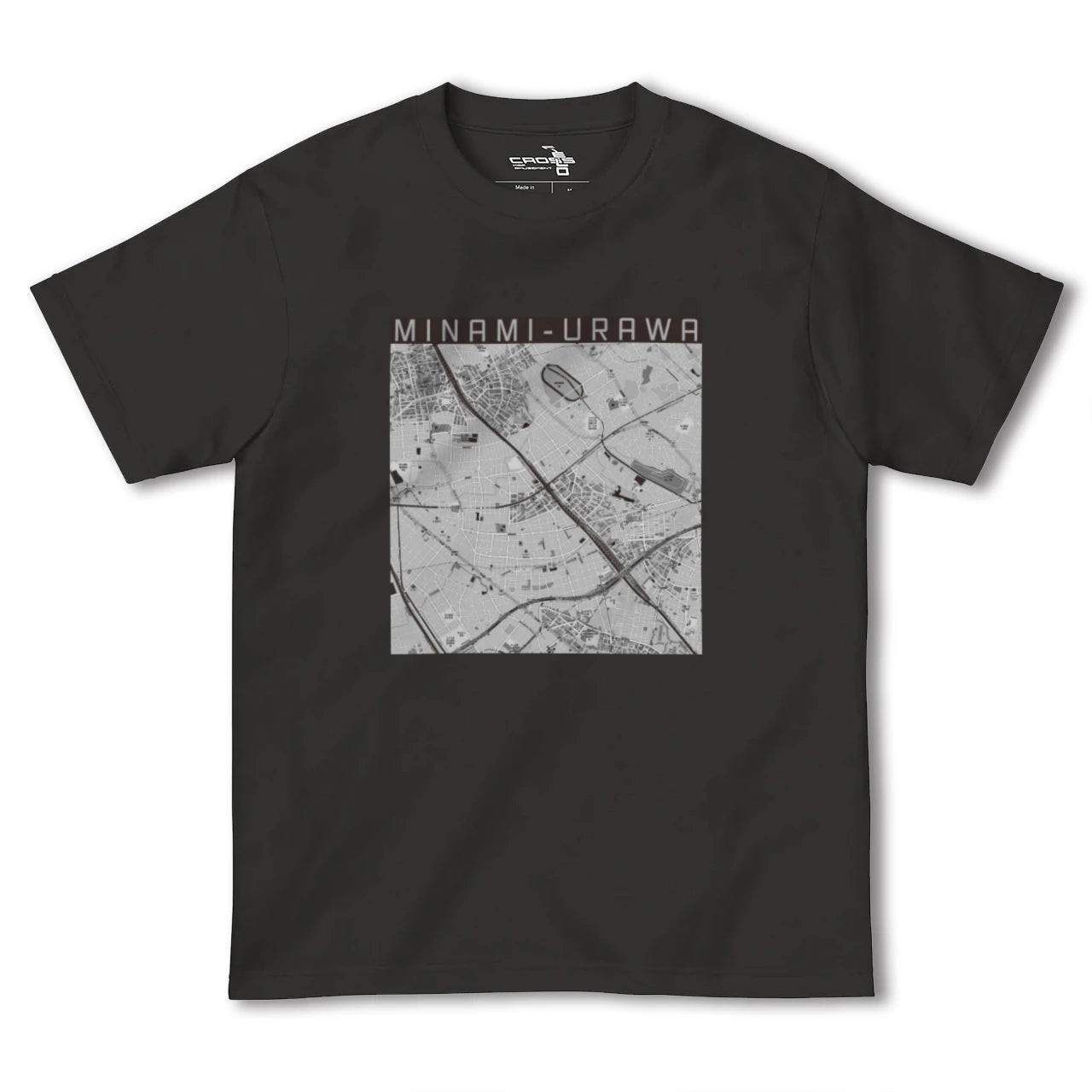 【南浦和(埼玉県)】地図柄ヘビーウェイトTシャツ