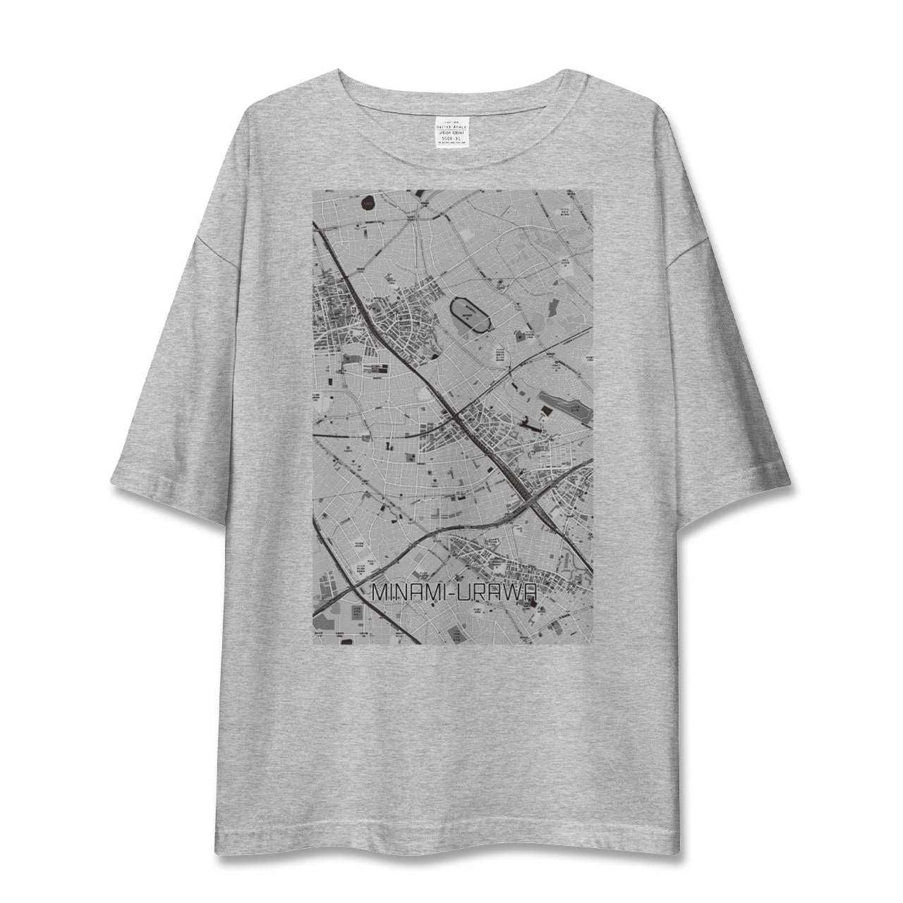 【南浦和(埼玉県)】地図柄ビッグシルエットTシャツ
