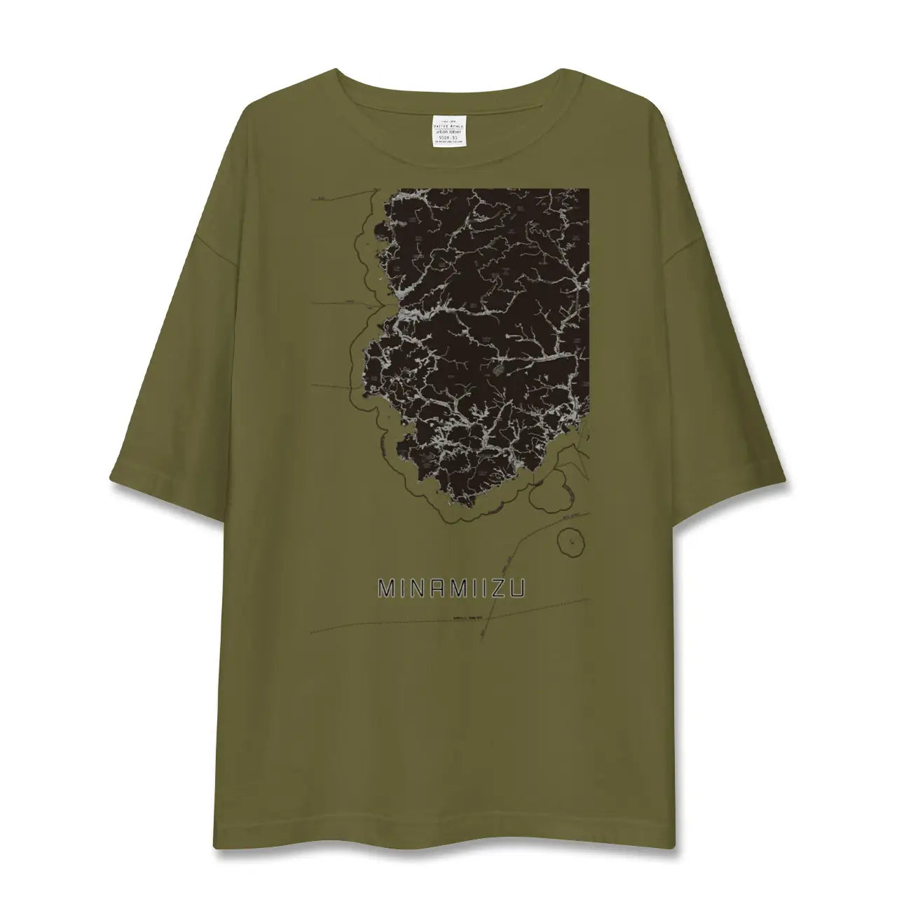 【南伊豆(静岡県)】地図柄ビッグシルエットTシャツ