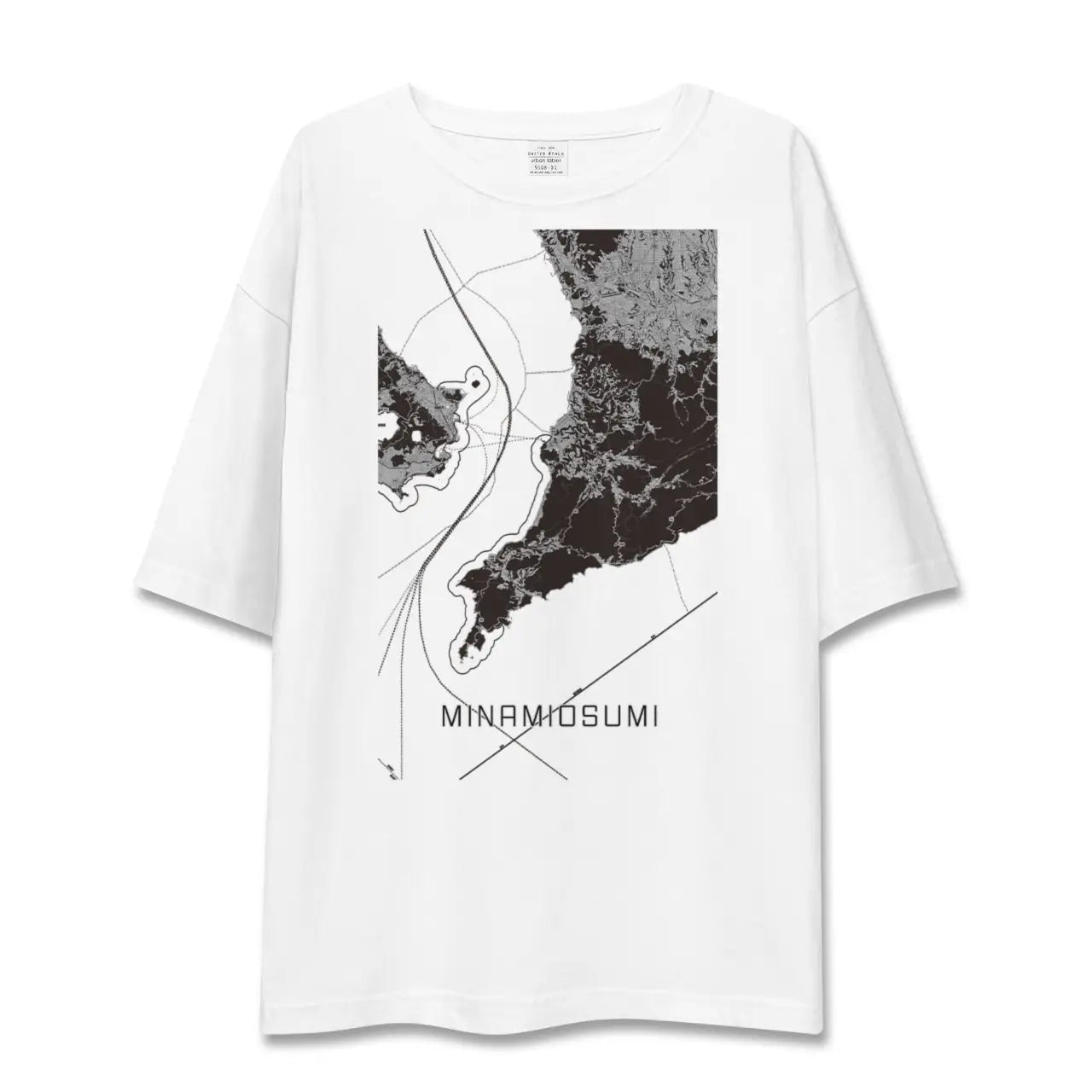 【南大隅(鹿児島県)】地図柄ビッグシルエットTシャツ