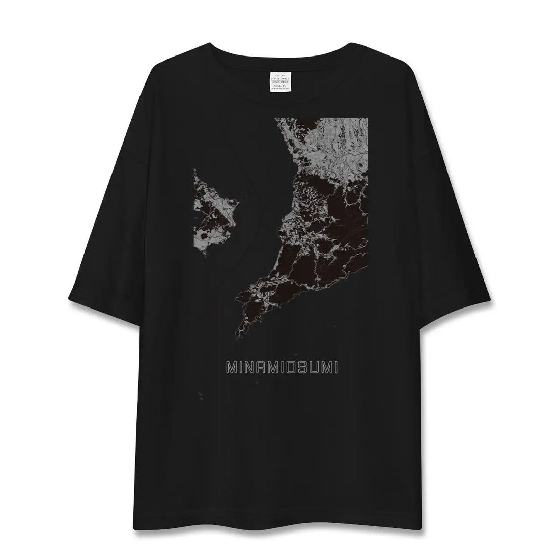 【南大隅(鹿児島県)】地図柄ビッグシルエットTシャツ