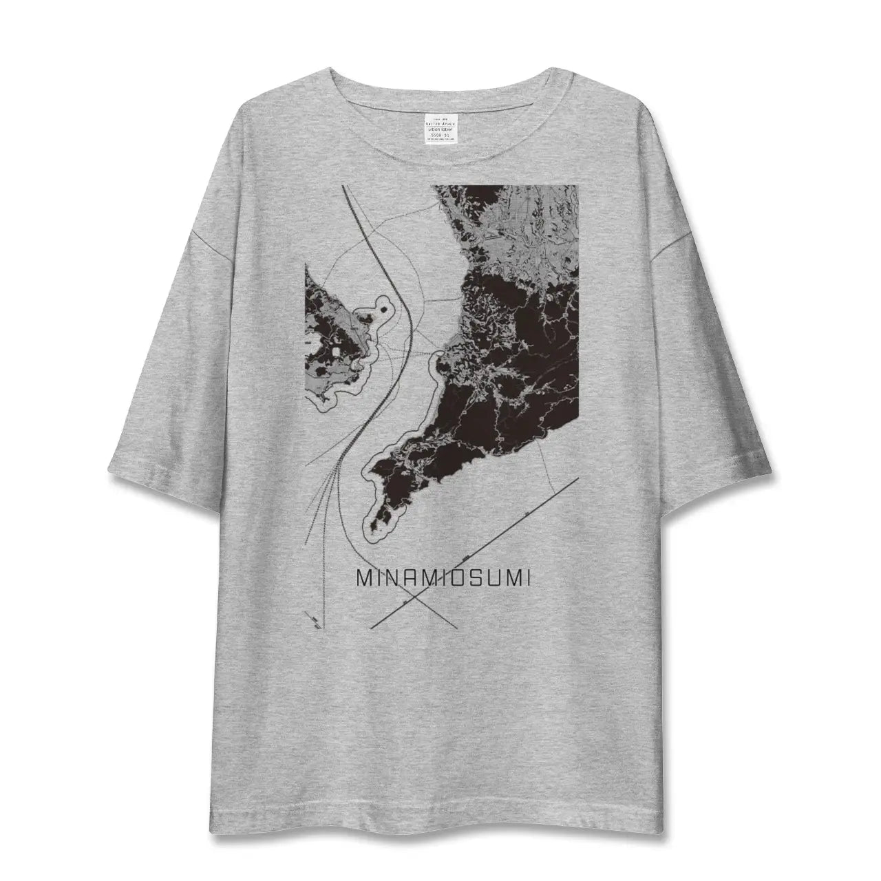 【南大隅(鹿児島県)】地図柄ビッグシルエットTシャツ