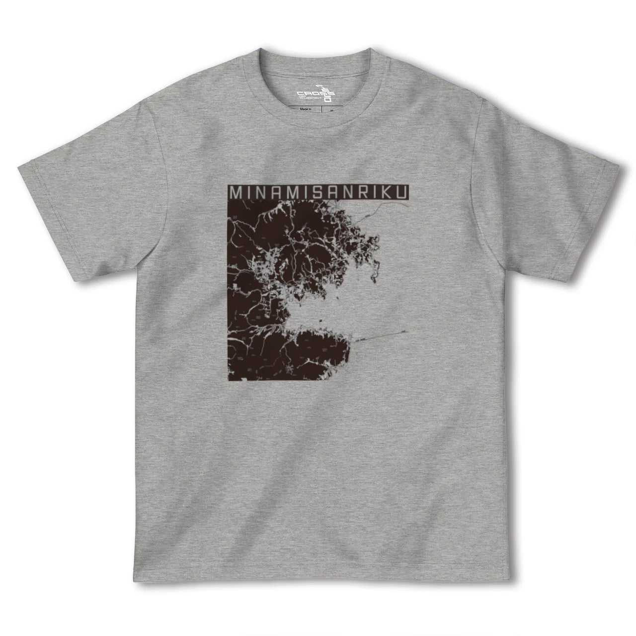 【南三陸(宮城県)】地図柄ヘビーウェイトTシャツ