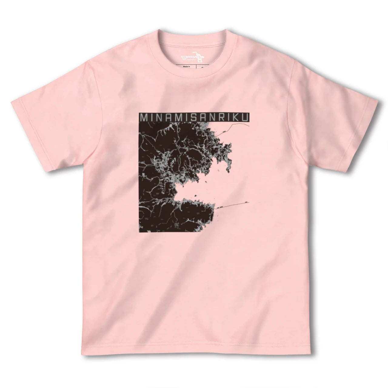 【南三陸(宮城県)】地図柄ヘビーウェイトTシャツ