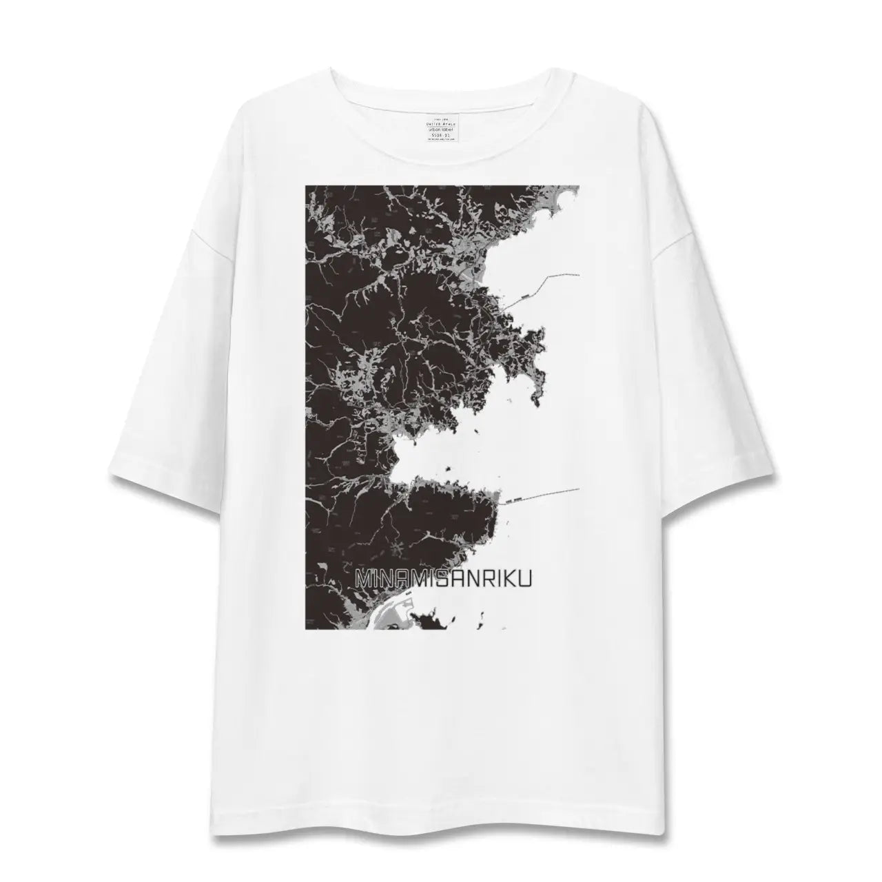 【南三陸(宮城県)】地図柄ビッグシルエットTシャツ