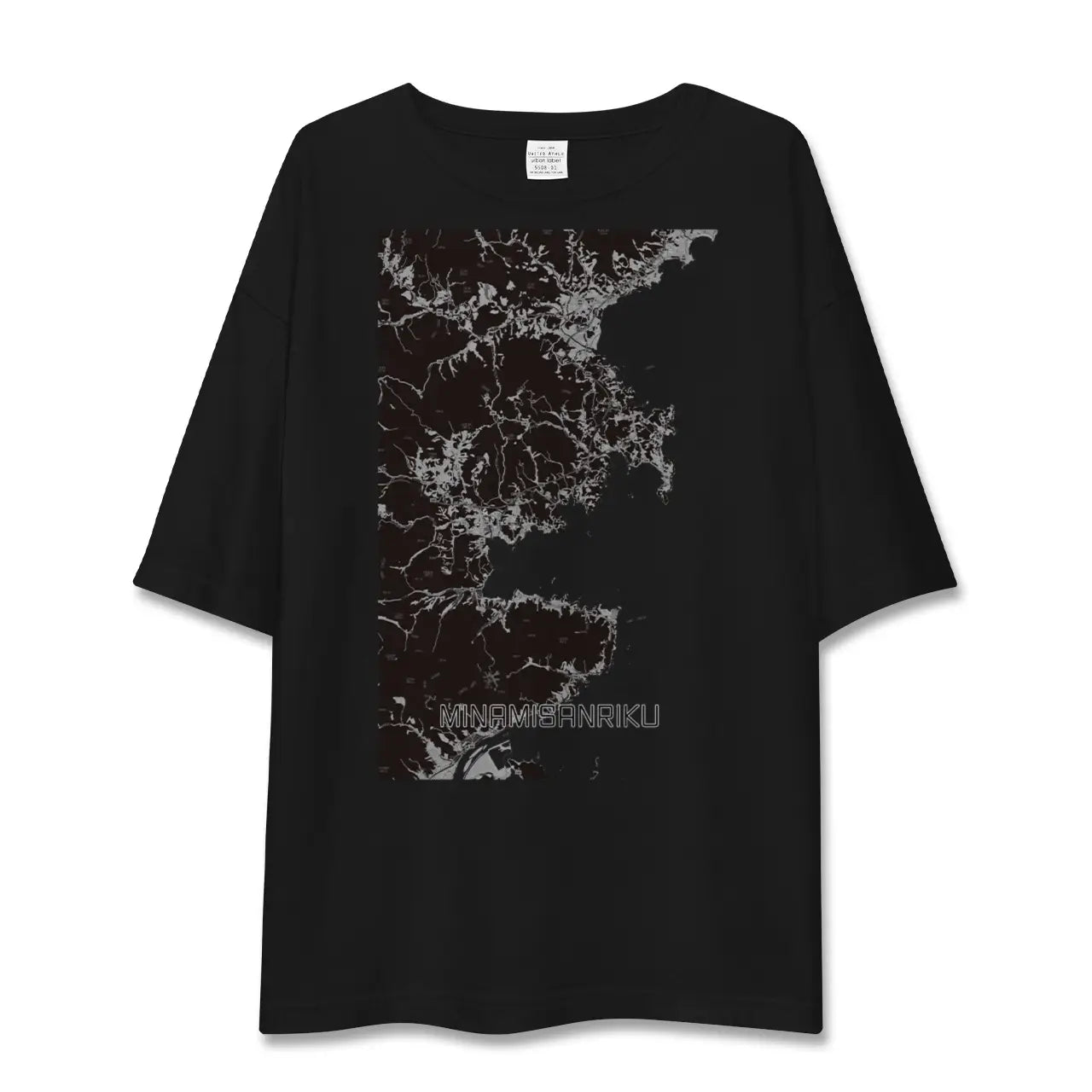 【南三陸(宮城県)】地図柄ビッグシルエットTシャツ