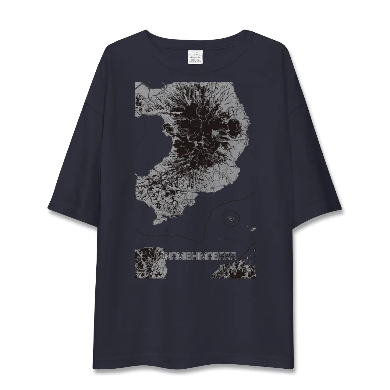 【南島原(長崎県)】地図柄ビッグシルエットTシャツ