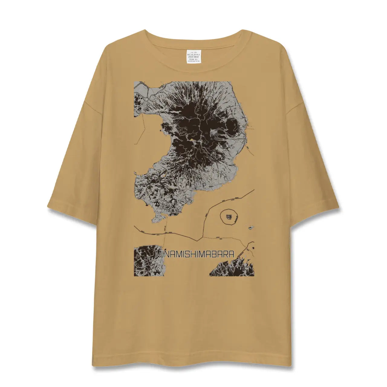 【南島原(長崎県)】地図柄ビッグシルエットTシャツ