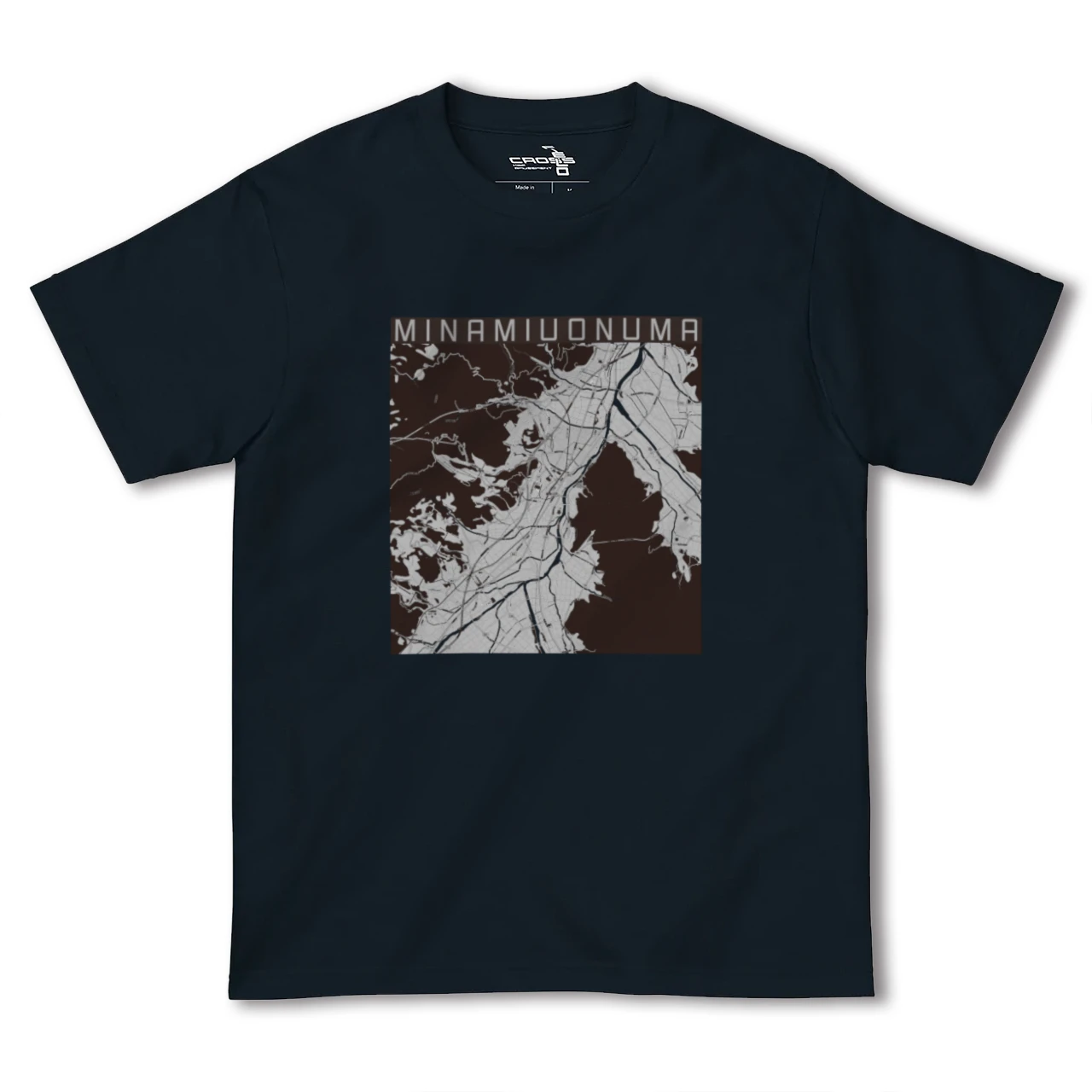 【南魚沼(新潟県)】地図柄ヘビーウェイトTシャツ