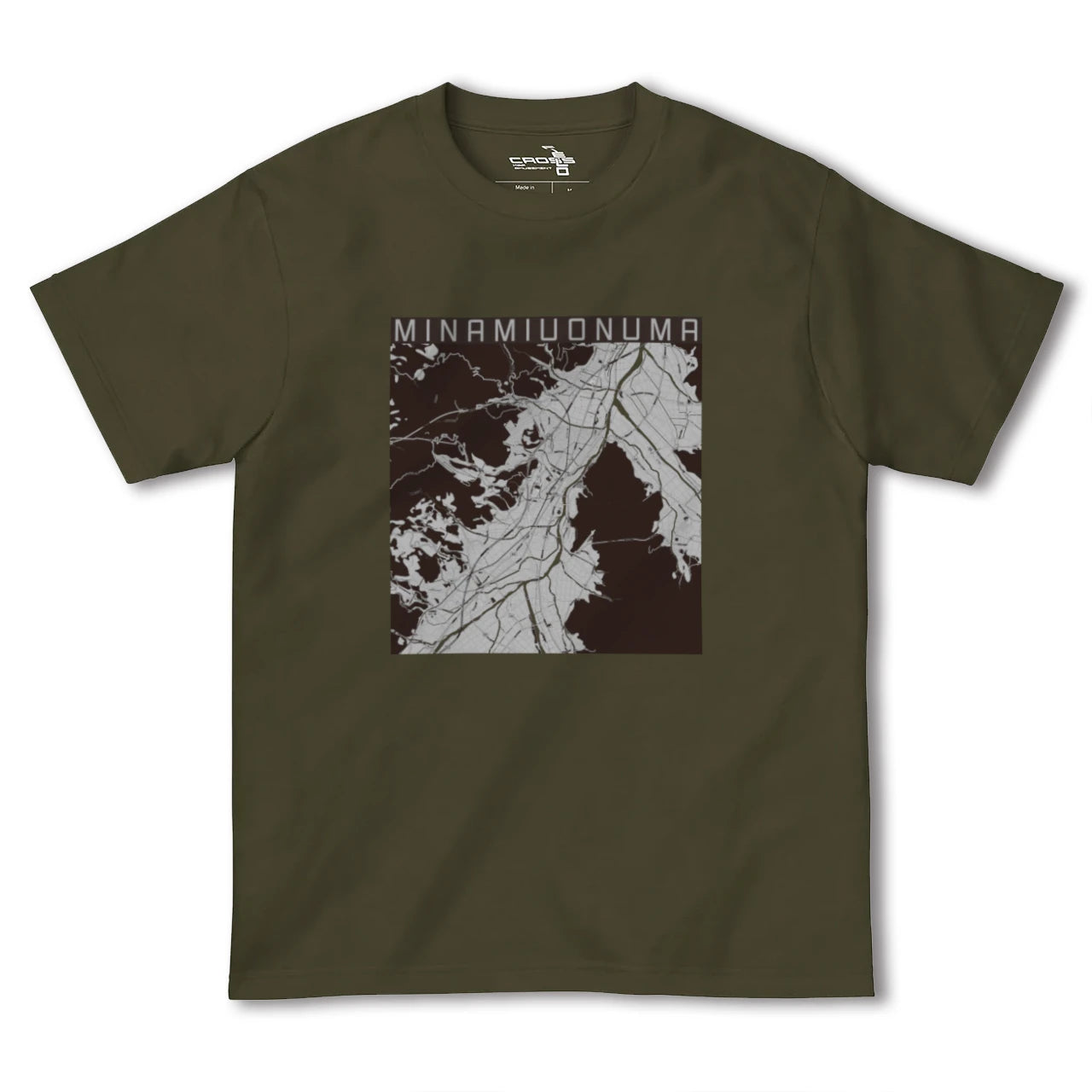 【南魚沼(新潟県)】地図柄ヘビーウェイトTシャツ