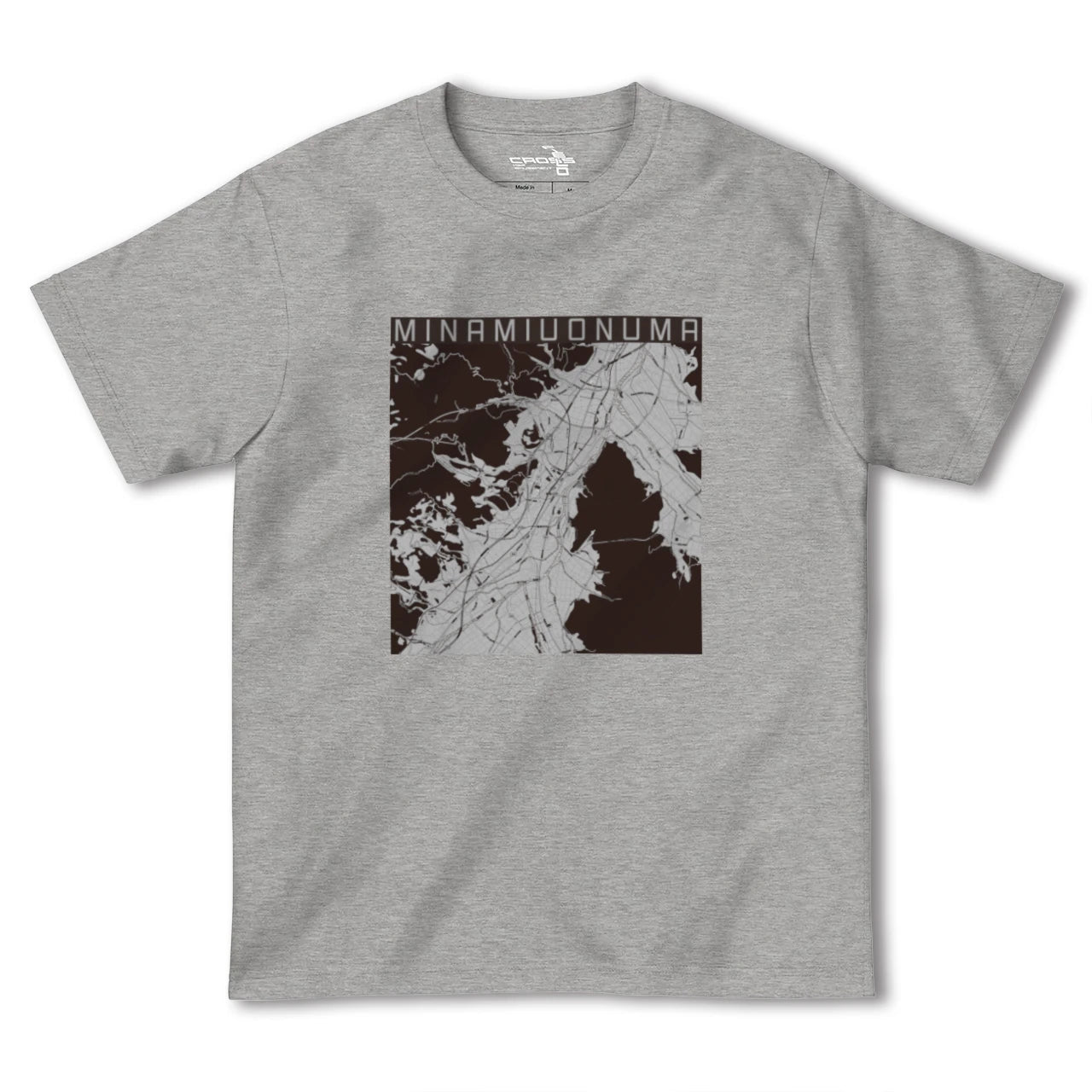 【南魚沼(新潟県)】地図柄ヘビーウェイトTシャツ