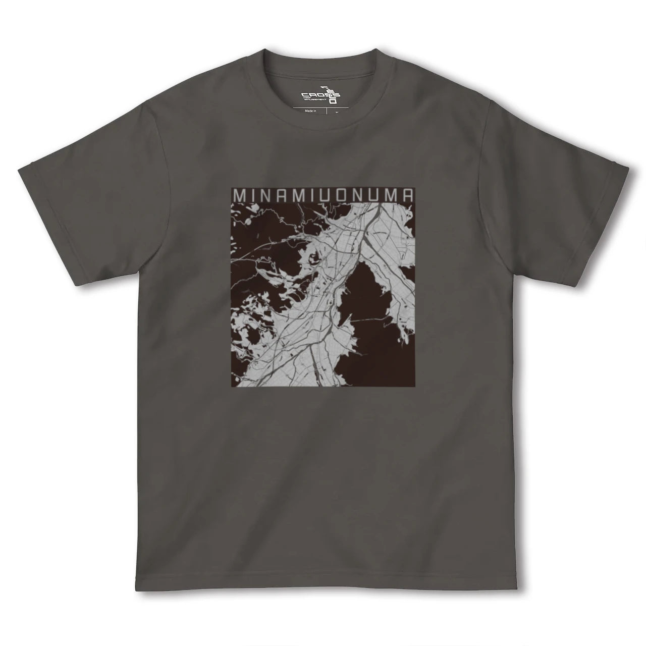 【南魚沼(新潟県)】地図柄ヘビーウェイトTシャツ