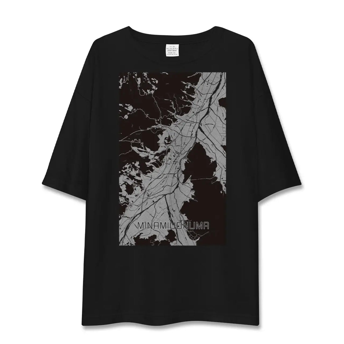 【南魚沼(新潟県)】地図柄ビッグシルエットTシャツ