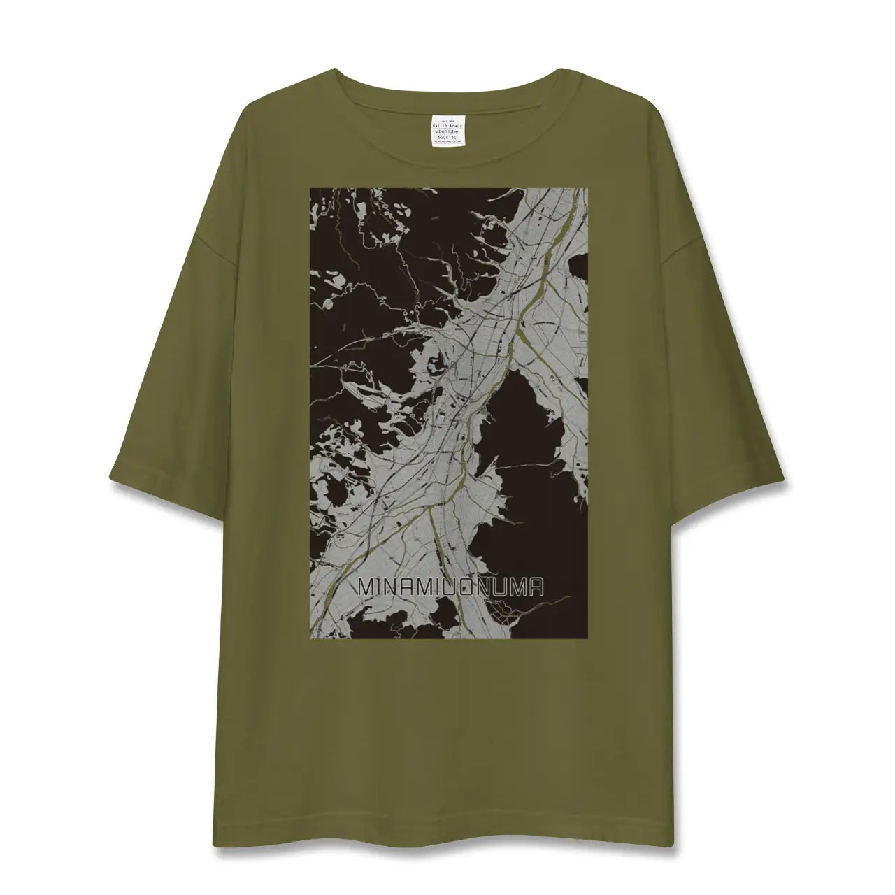 【南魚沼(新潟県)】地図柄ビッグシルエットTシャツ