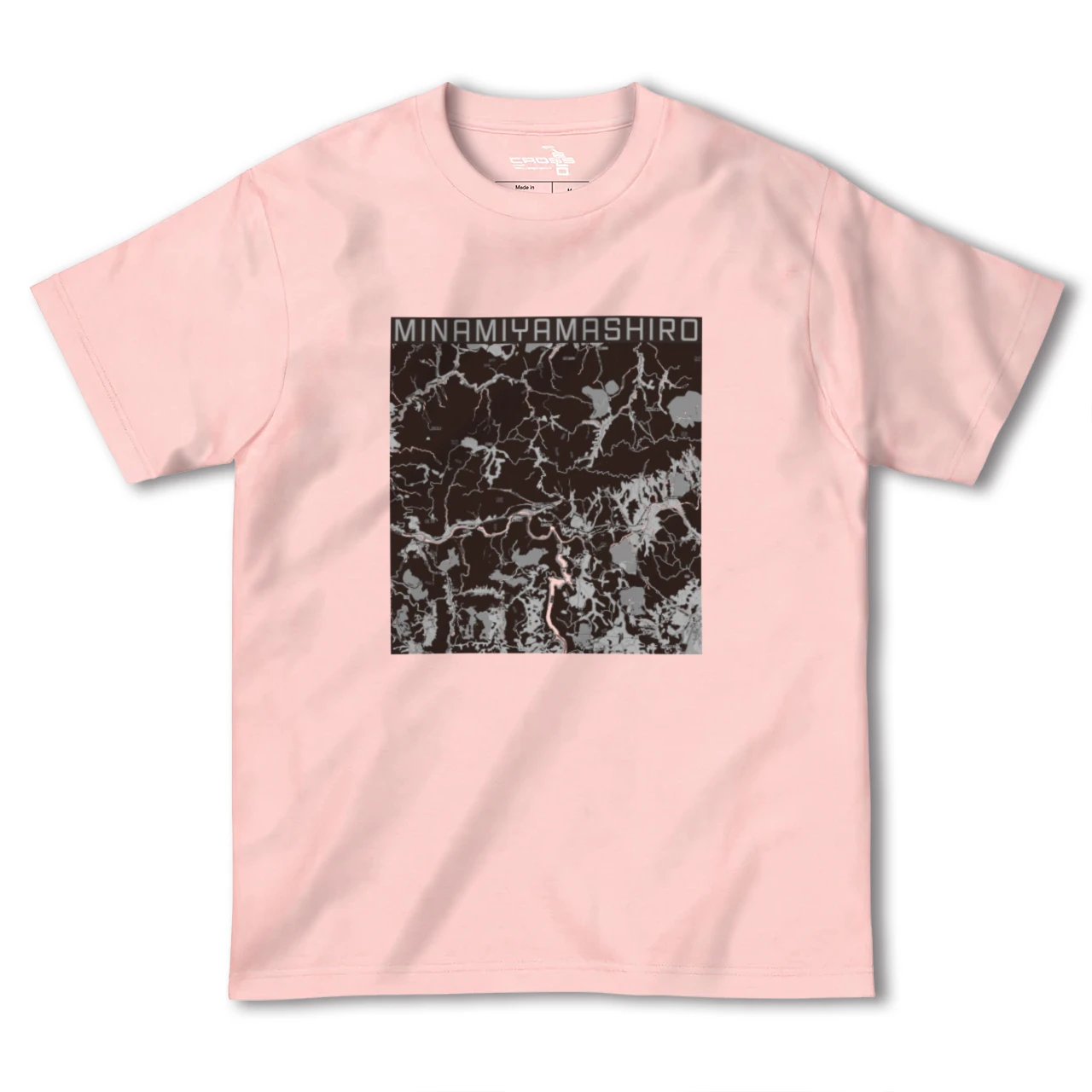 【南山城(京都府)】地図柄ヘビーウェイトTシャツ