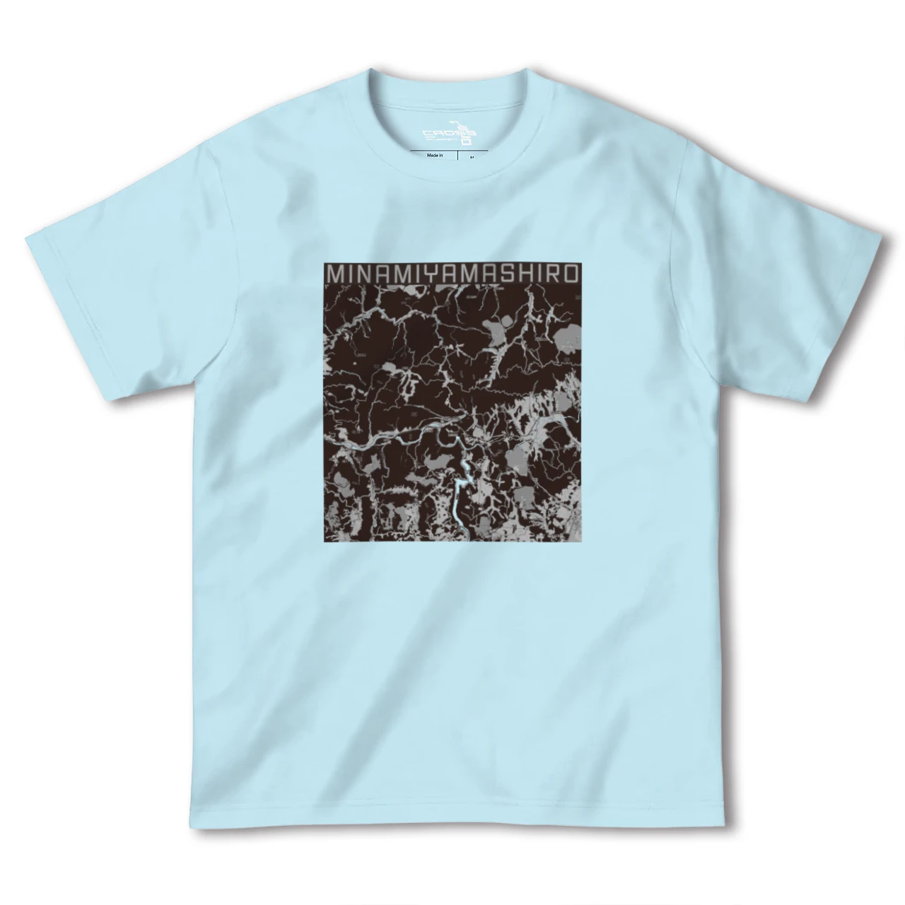 【南山城(京都府)】地図柄ヘビーウェイトTシャツ