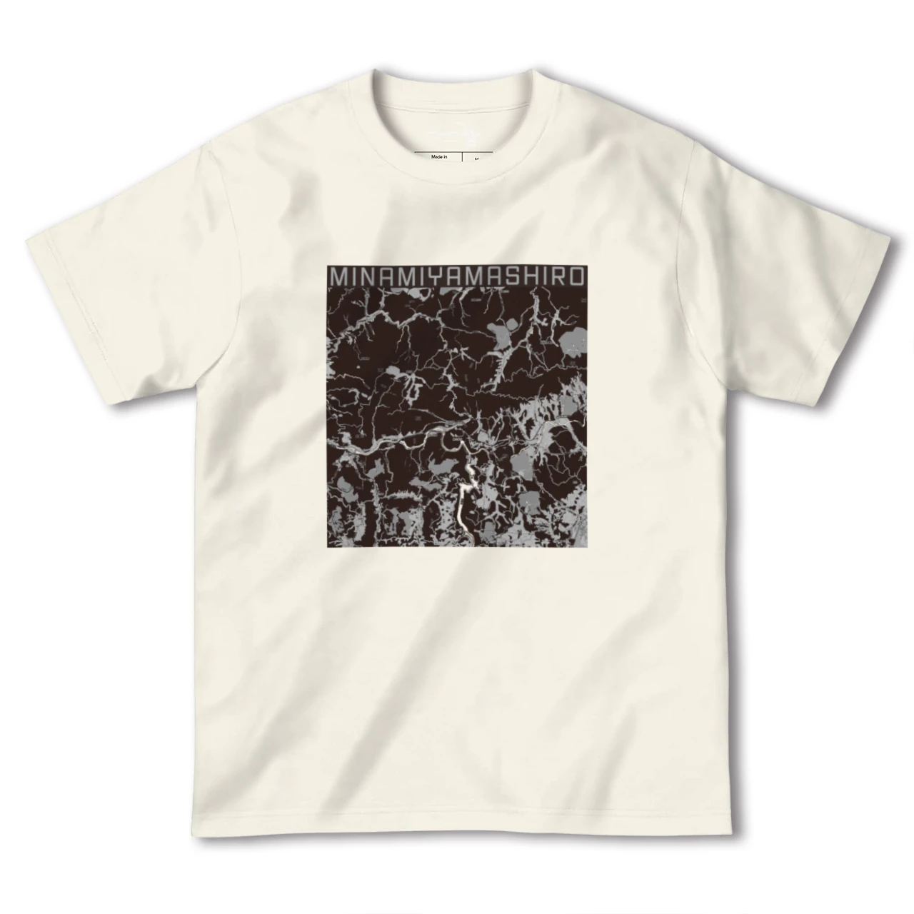 【南山城(京都府)】地図柄ヘビーウェイトTシャツ