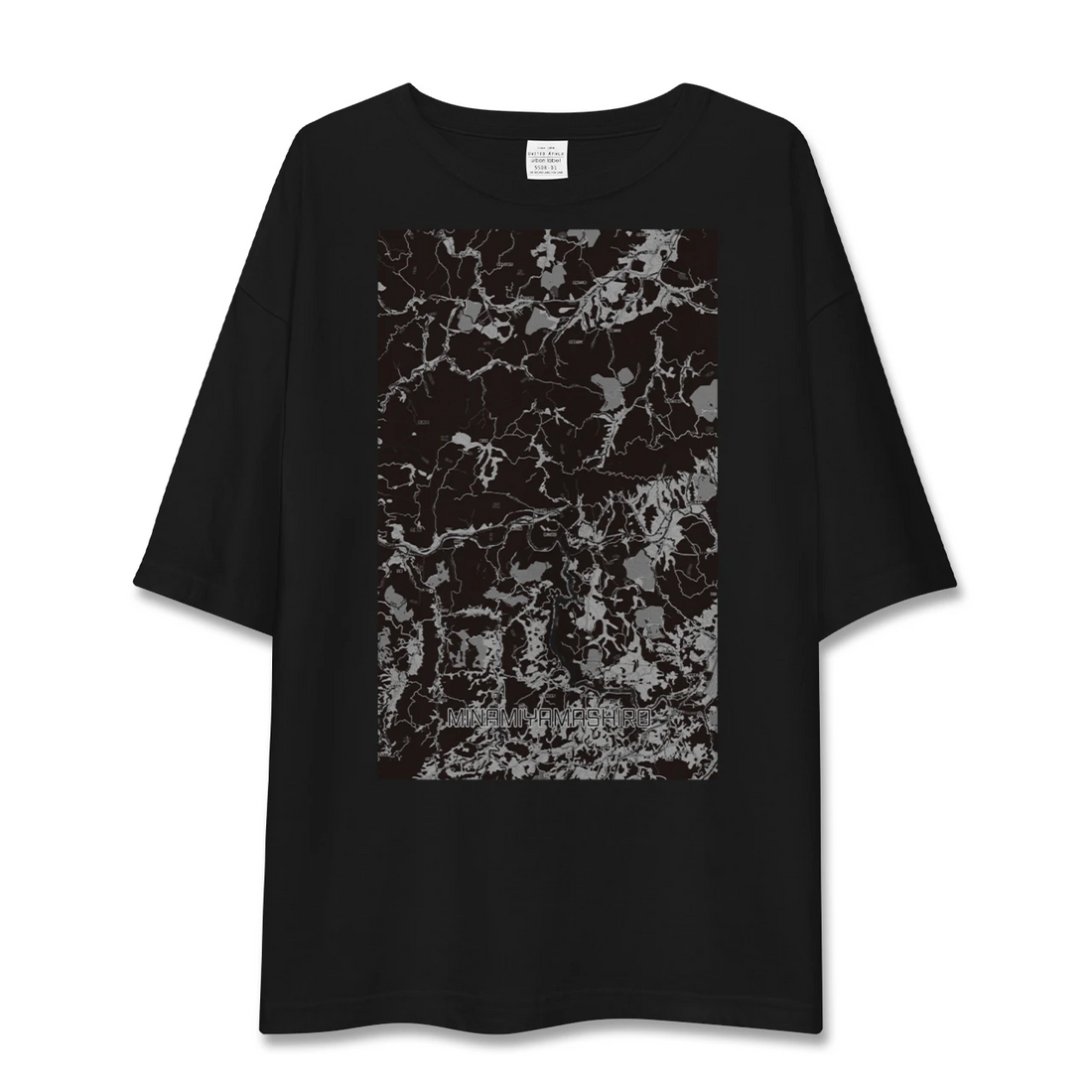 【南山城(京都府)】地図柄ビッグシルエットTシャツ