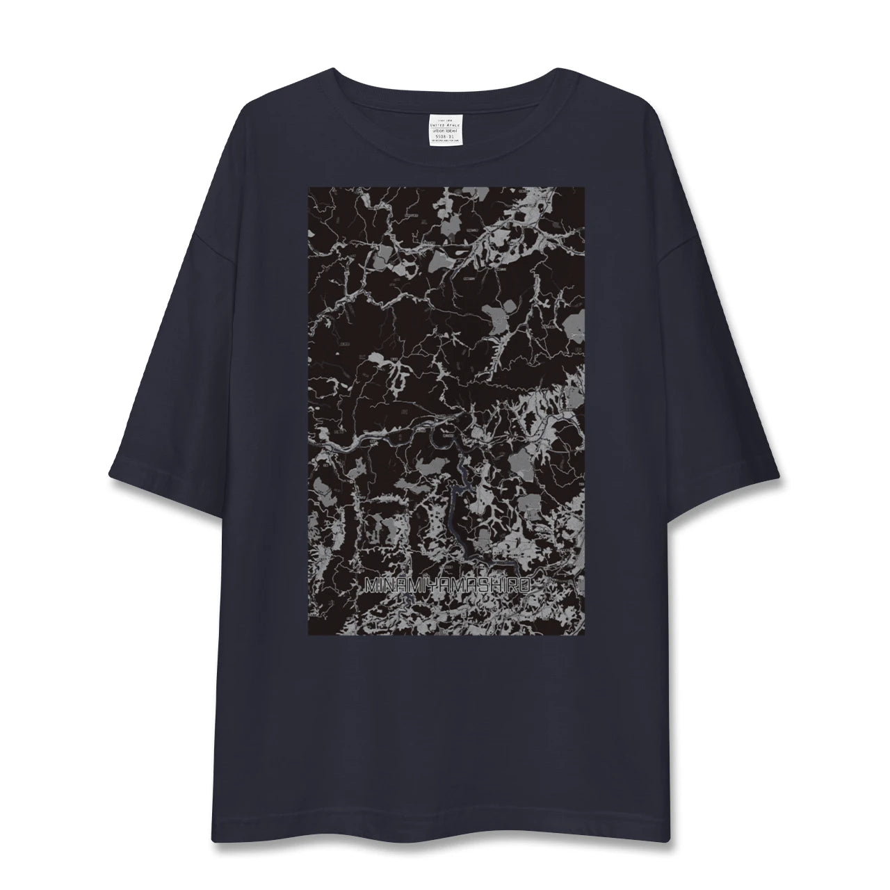 【南山城(京都府)】地図柄ビッグシルエットTシャツ