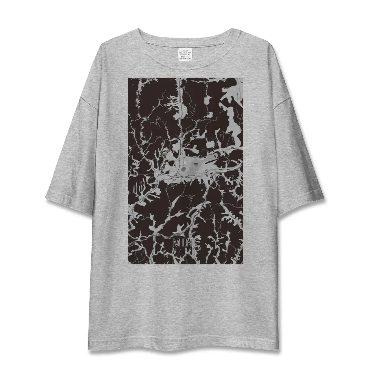 【美祢(山口県)】地図柄ビッグシルエットTシャツ