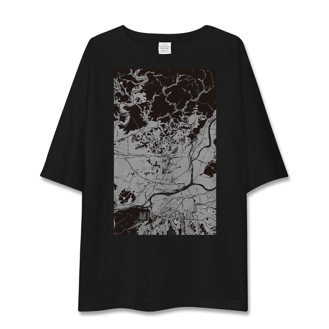 【美濃加茂(岐阜県)】地図柄ビッグシルエットTシャツ