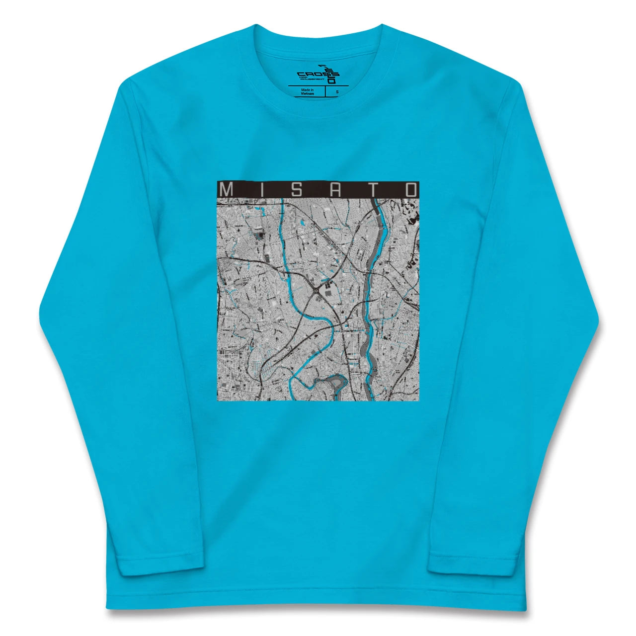 【三郷(埼玉県)】地図柄ロングスリーブTシャツ