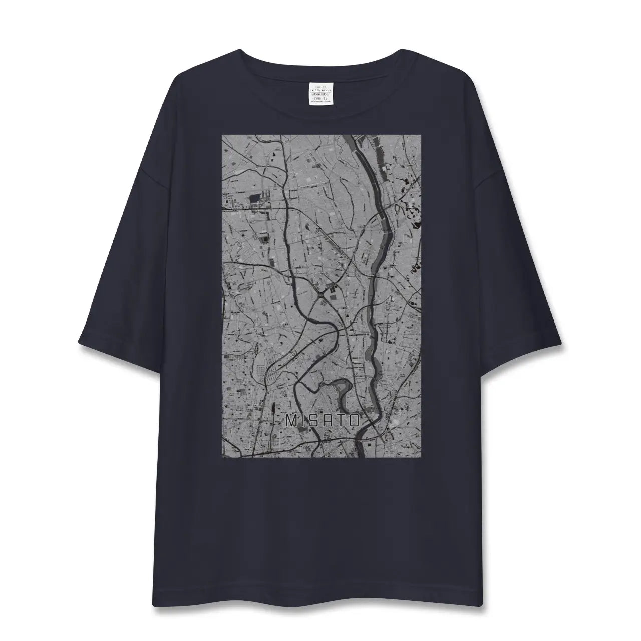 【三郷(埼玉県)】地図柄ビッグシルエットTシャツ