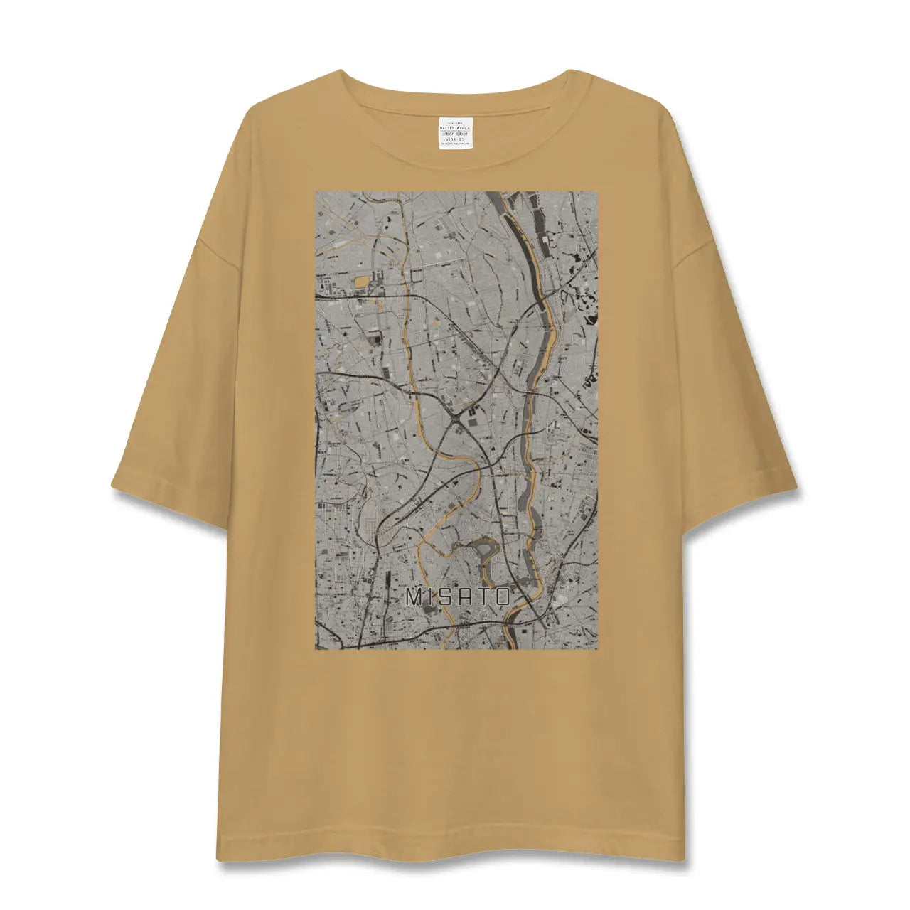 【三郷(埼玉県)】地図柄ビッグシルエットTシャツ