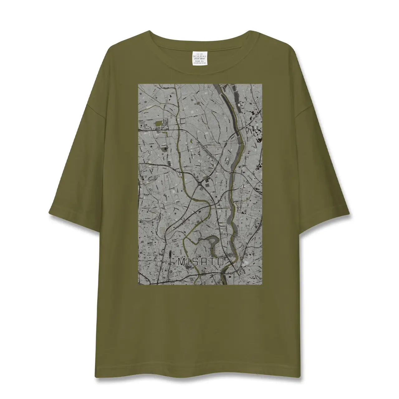 【三郷(埼玉県)】地図柄ビッグシルエットTシャツ