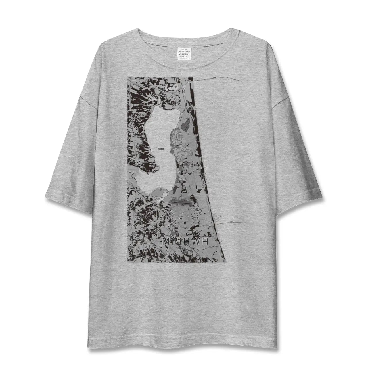 【三沢(青森県)】地図柄ビッグシルエットTシャツ
