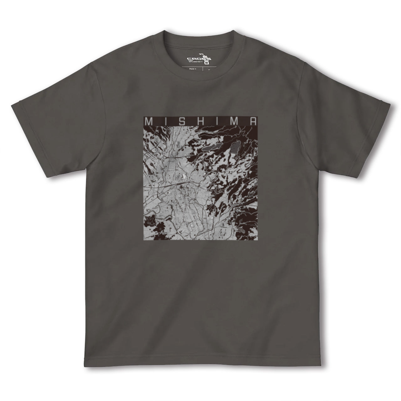 【三島(静岡県)】地図柄ヘビーウェイトTシャツ