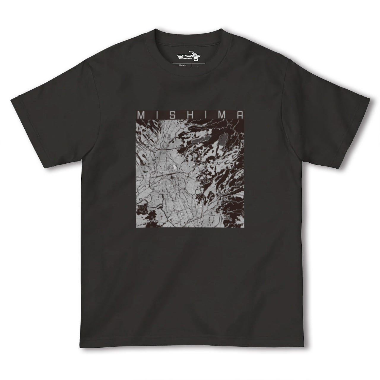 【三島(静岡県)】地図柄ヘビーウェイトTシャツ