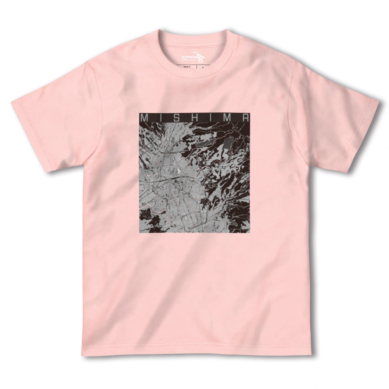 【三島(静岡県)】地図柄ヘビーウェイトTシャツ