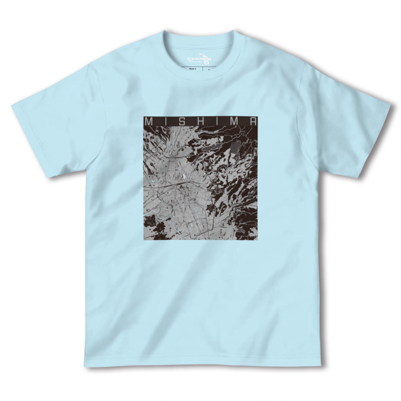 【三島(静岡県)】地図柄ヘビーウェイトTシャツ