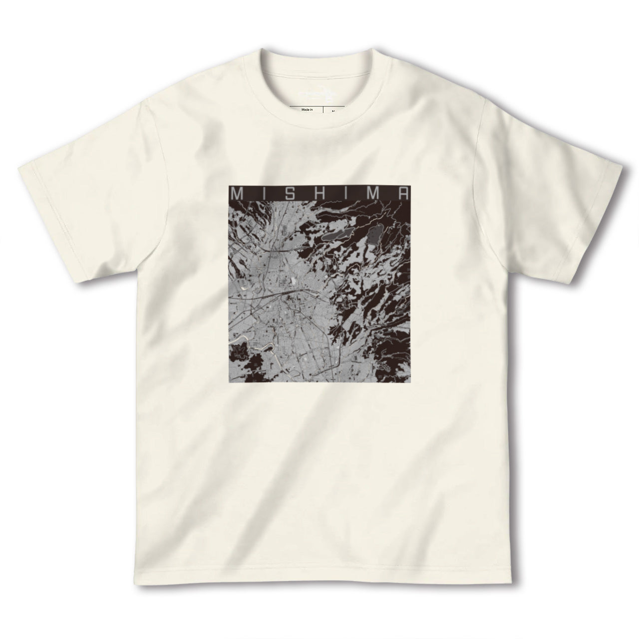 【三島(静岡県)】地図柄ヘビーウェイトTシャツ