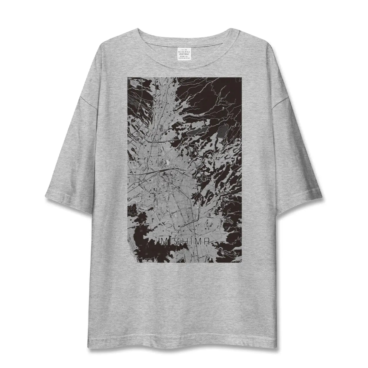 【三島(静岡県)】地図柄ビッグシルエットTシャツ